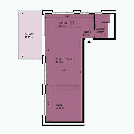 City Apartments Zug Eksteriør billede